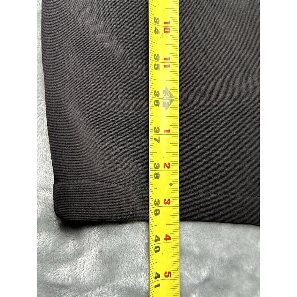 Badgley Mischka Dress Size 4 Black Velvet Tie Front Body Con Scuba Skirt Party - Picture 9 of 9